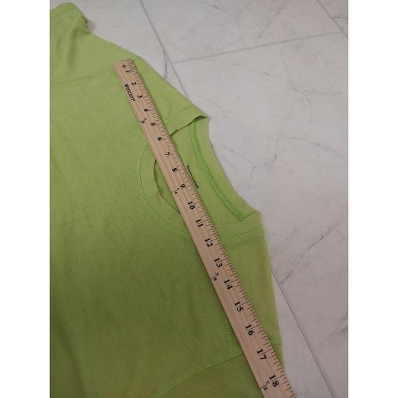 Reebok CrossFit Lime Green Athletic Workout T Shirt Men's Sz XL - Picture 7 of 8